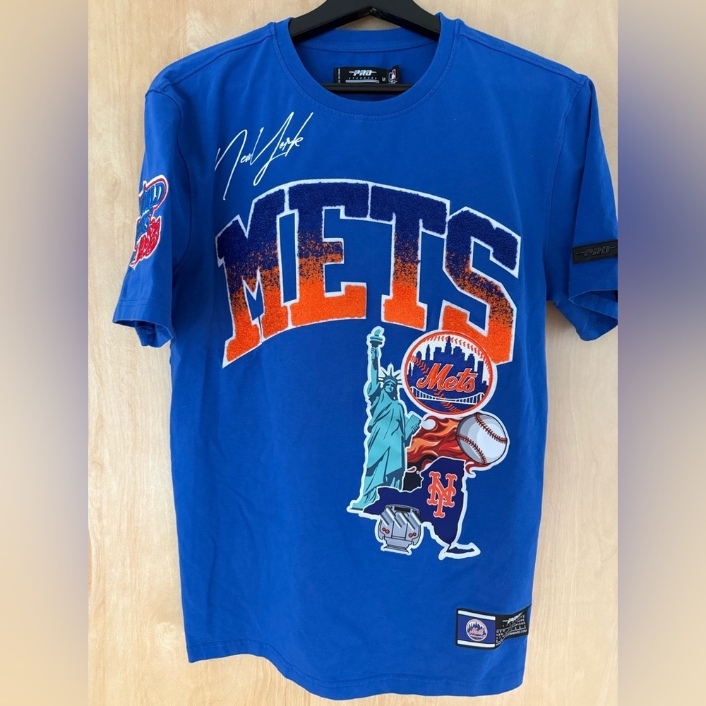 New York Mets Pro Standard 1986 World Series Hometown T-Shirt - Royal; NWOT! - Picture 8 of 13